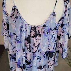 Open Shoulder Blouse Size L
