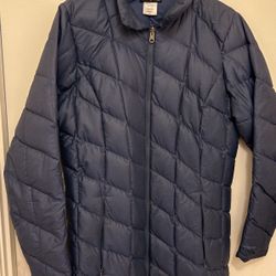 Coat Ladies Size L  Blue  New