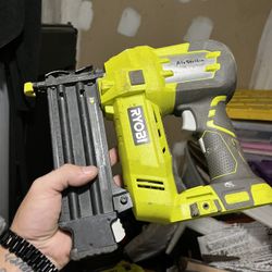 Ryobi 18 Gauge Finish Nail Gun Used