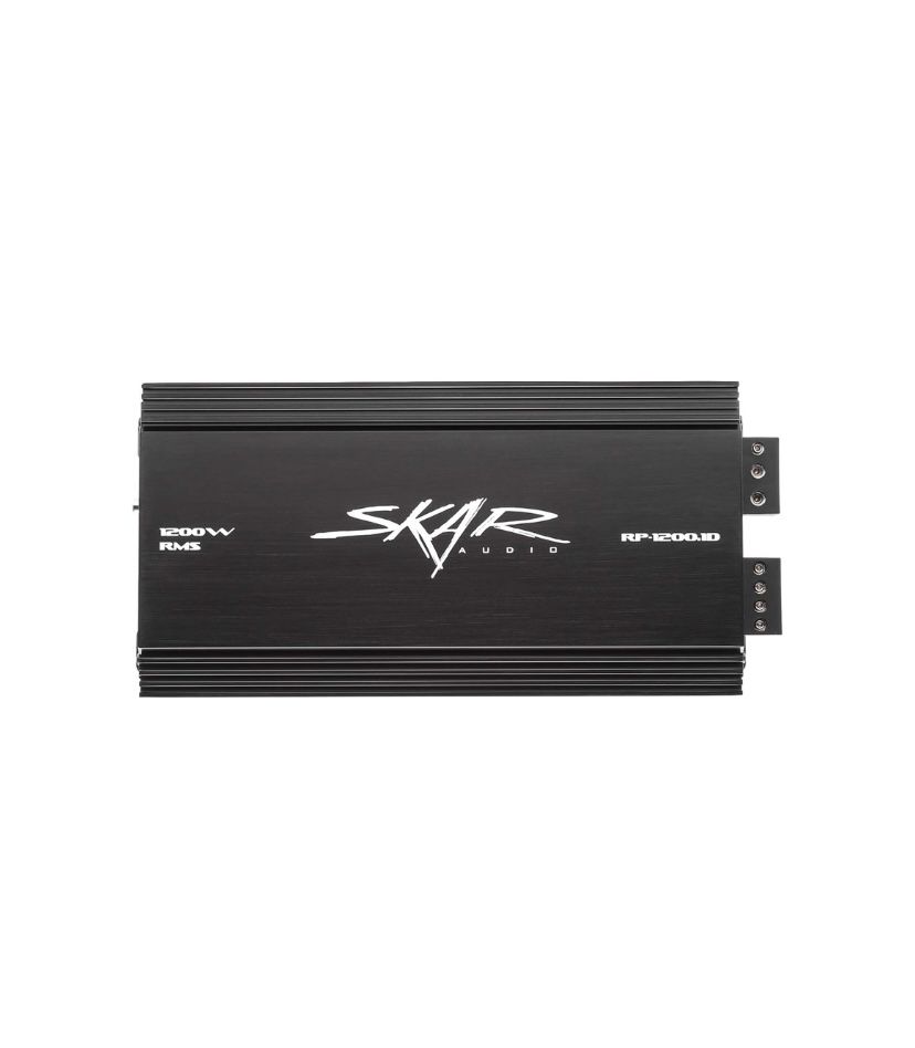 Skar Audio RP-1200.1D Monoblock Class D MOSFET Amplifier with Remote Subwoofer Level Control, 1200W