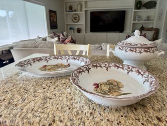 Williams Sonoma Thanksgiving 3-Piece  Serveware Set