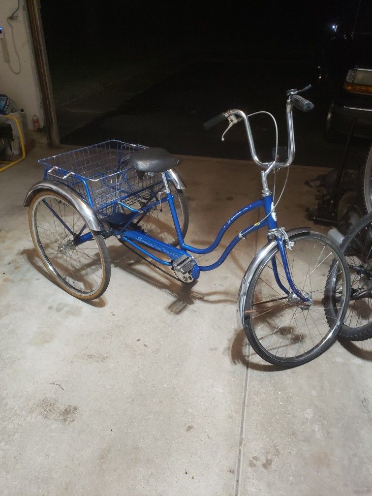 Schwinn Tri  Wheeler Town And Country Shed Find.