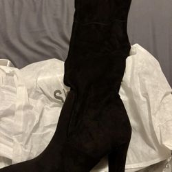 Over The Knee Black Boots 