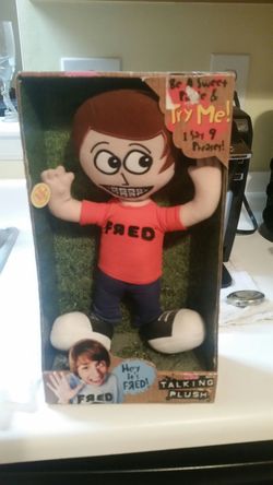 Fred talking plush