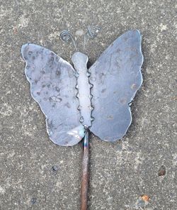Hand Crafted Metal Butterfly Yard Art