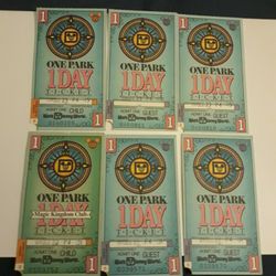 Souvenir Disney Tickets