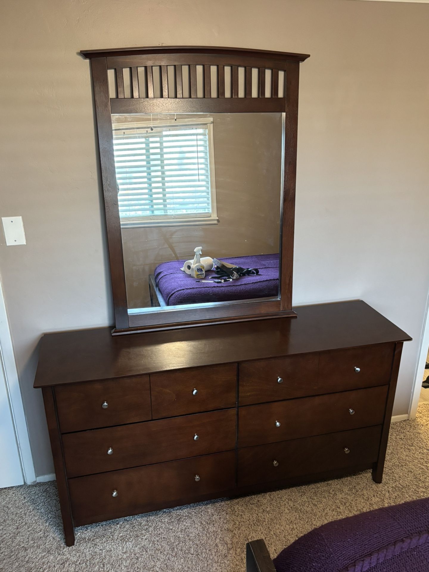 Dresser With Mirror, $90