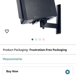 B-Tech BT77 Ultragrip Pro Speaker Mount, Set of 2, Side Clamp with Tilt and Swivel, Black - $35