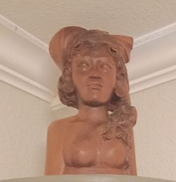 Rare item Hand carved Bali  nude woman