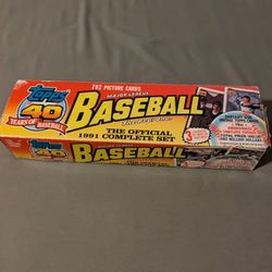 1991 Topps Complete Baseball Card Set