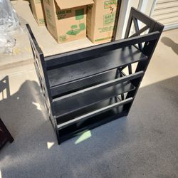 Folding Solid Wood Book Shelf