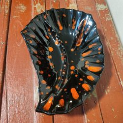 Large Mid Century Ceramic Handmade Ashtray