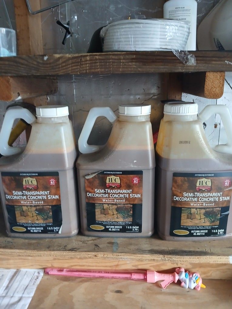 Semi Transparent Decoraive Concrete Stain