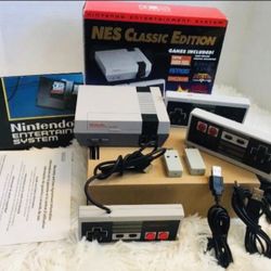 Nintendo Classic Edition NES Mini Game Console With 3 controllers