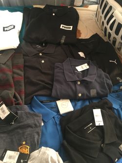 Playeras new size medium and large