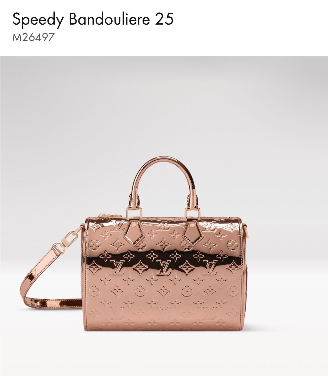 Louis Vuitton Copper Speedy Bandoulière 25 