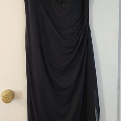 size 14 navy blue gown