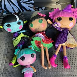 4  lalaloopsy  dolls