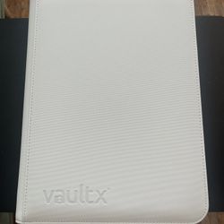 Vault X Exo-Tec Zip Binder White Edition 9-Pocket
