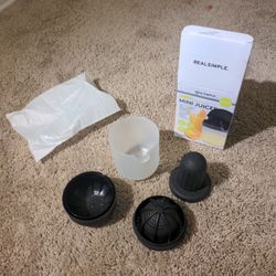 Real Simple Dual Press Manual Citrus Mini Juicer | Portable Handheld Citrus For