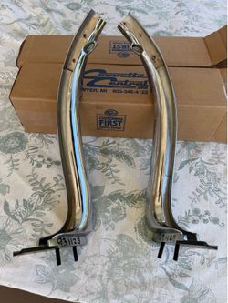 Corvette C1 1(contact info removed) Chrome Windshield Frame Side Pillar Posts