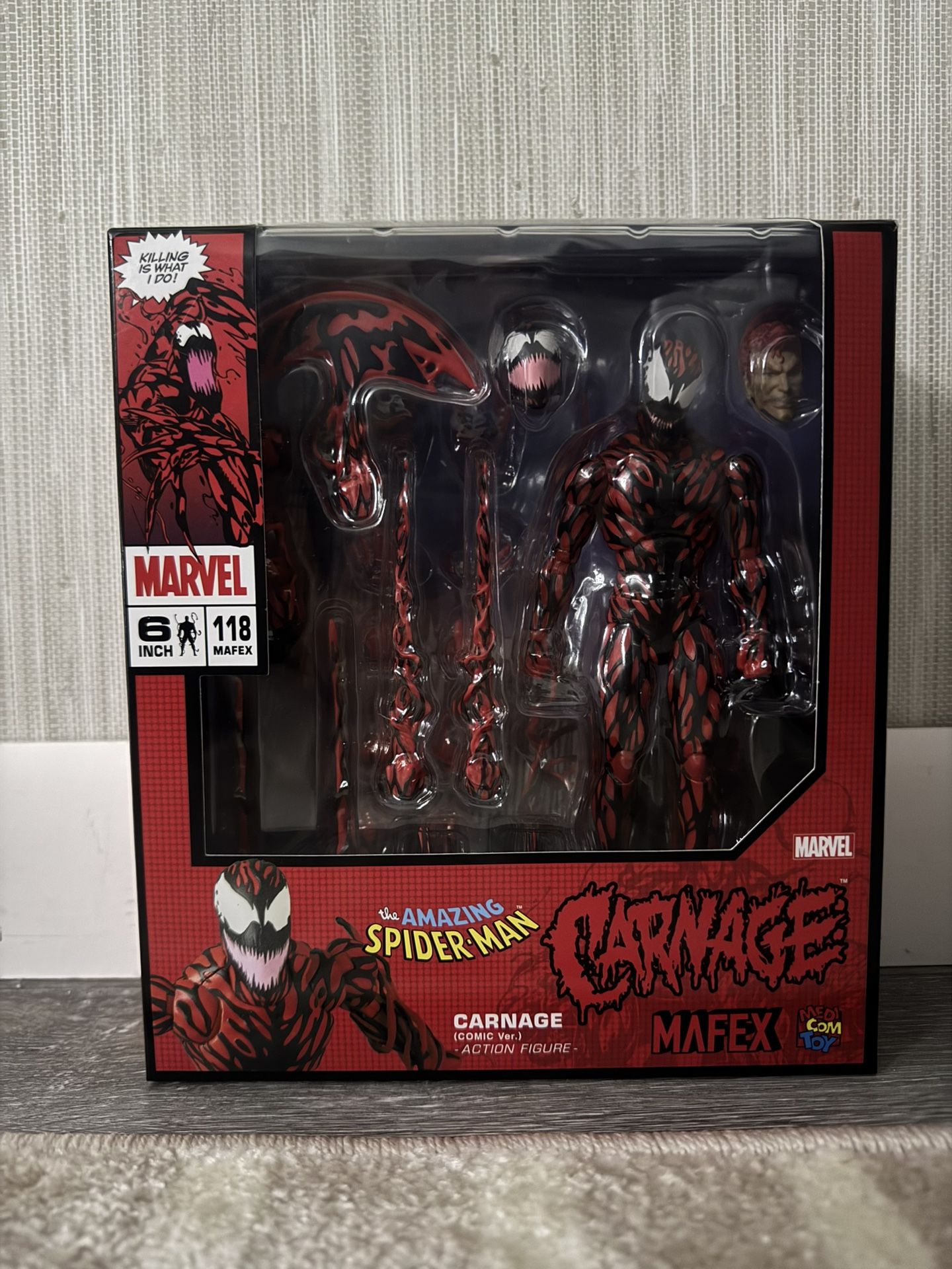 Mafex Caranage Comic Version - no stand open box