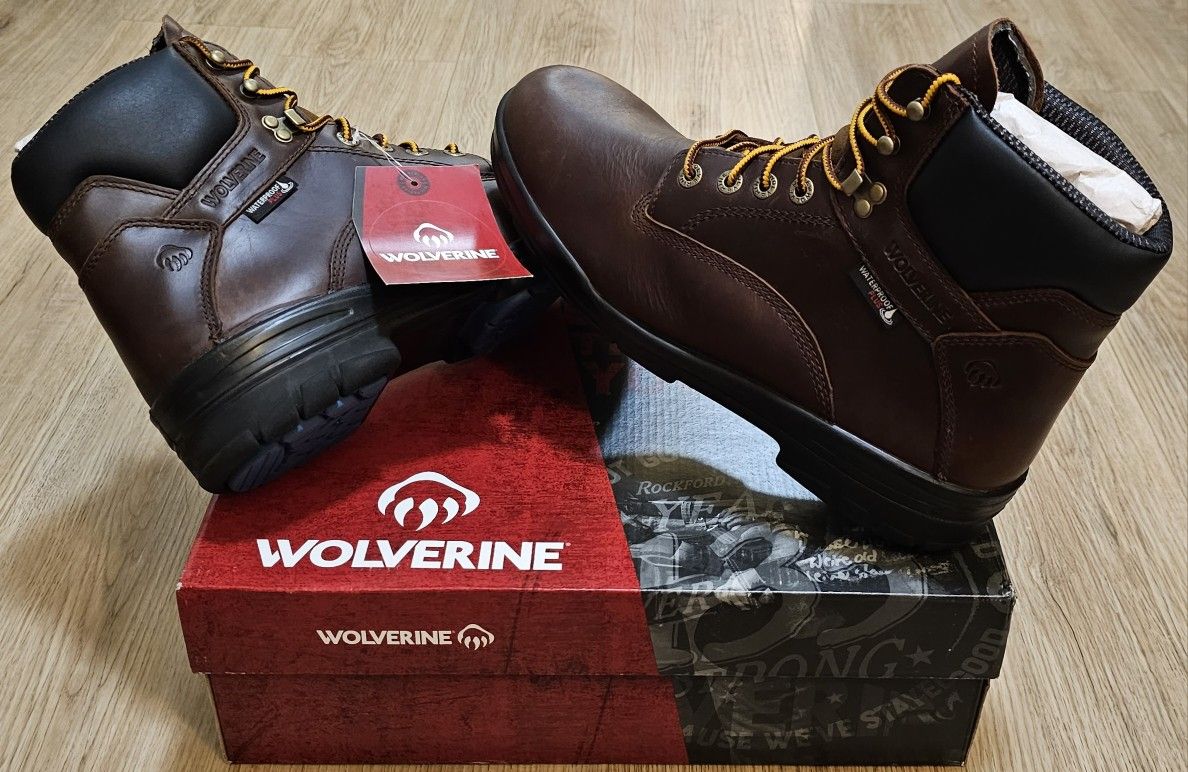 Wolverine Work Boots Size 11.5 For Men 