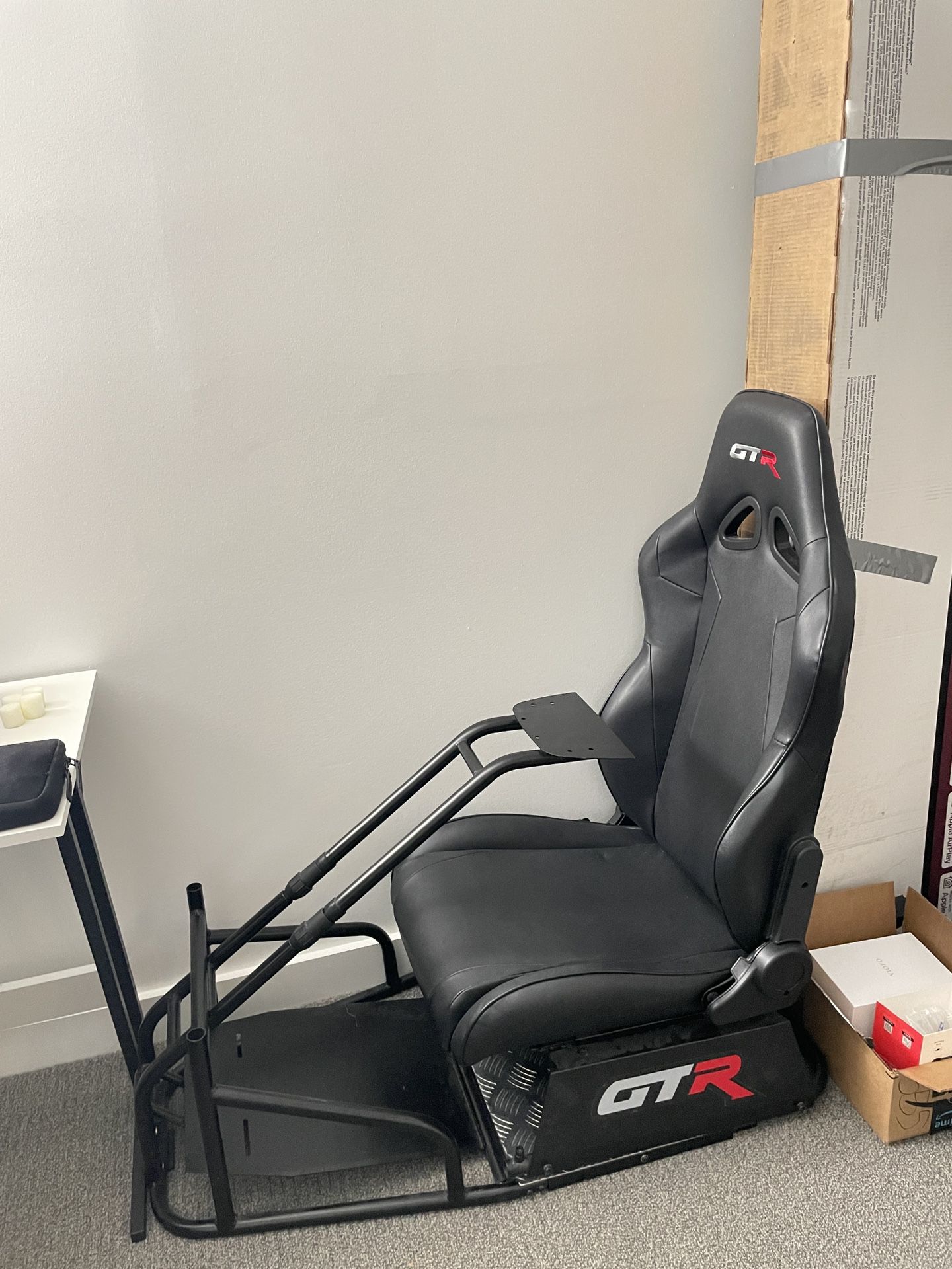 Racing simulator chair