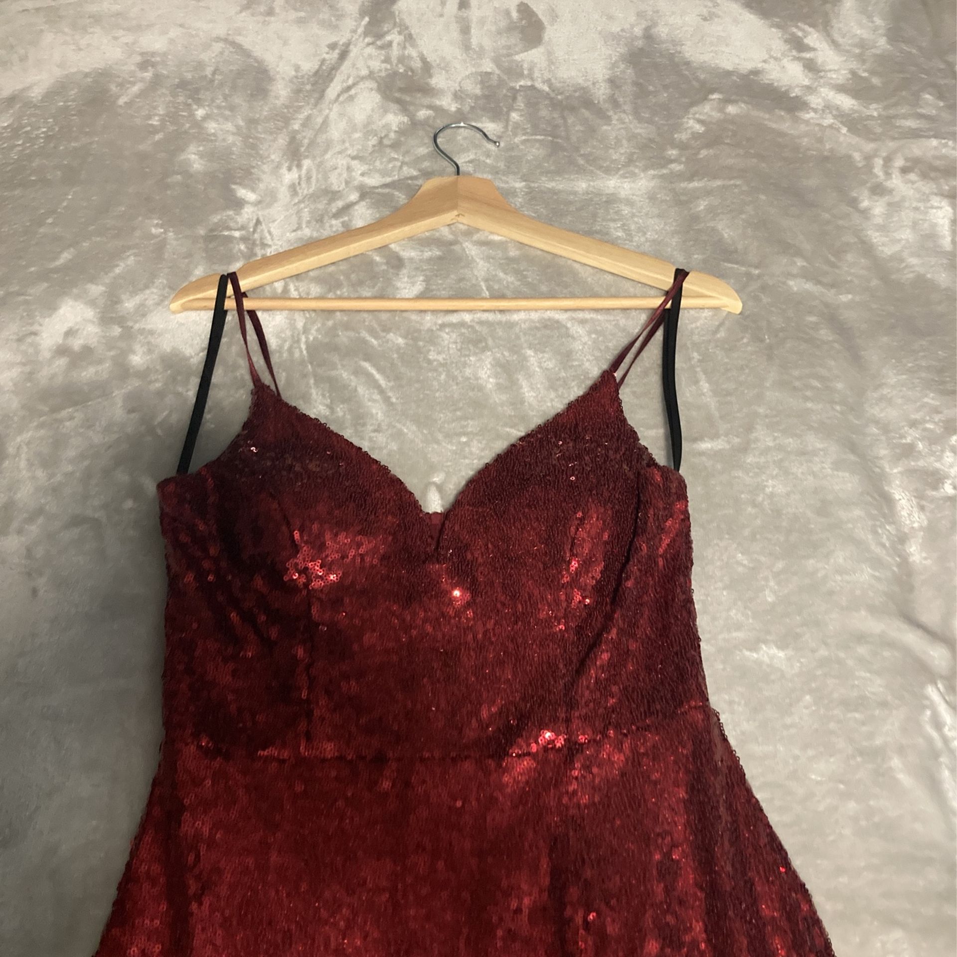 Red Sequin Dress