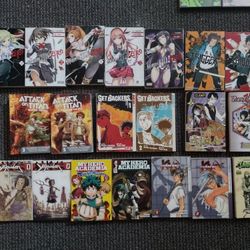 22 Mangas, Used, Various Titles 