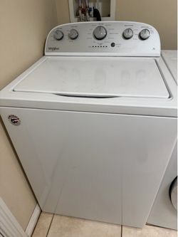 Whirlpool top loading washing machine