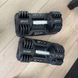 Cap Adjustable Dumbell Set