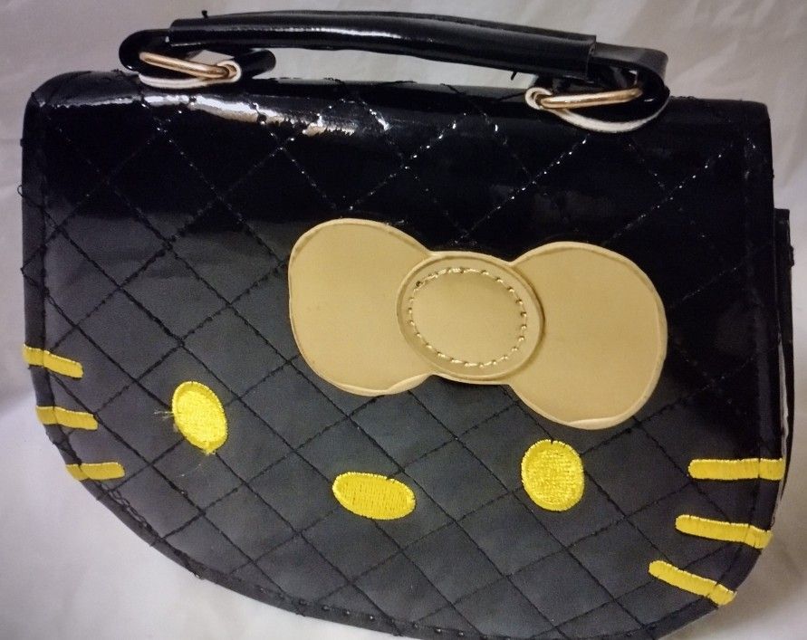 Hello Kitty Black Crossbody New