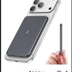 TRKOY Magnetic Power Bank 5000mAh Slim Wireless - Graphite Gray