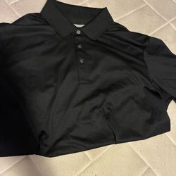 Plain Black Polo TEE