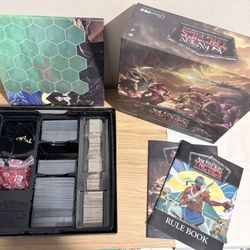 Board game: Ascension Tactics: Miniatures Deckbuilding Game - Card are sleeved