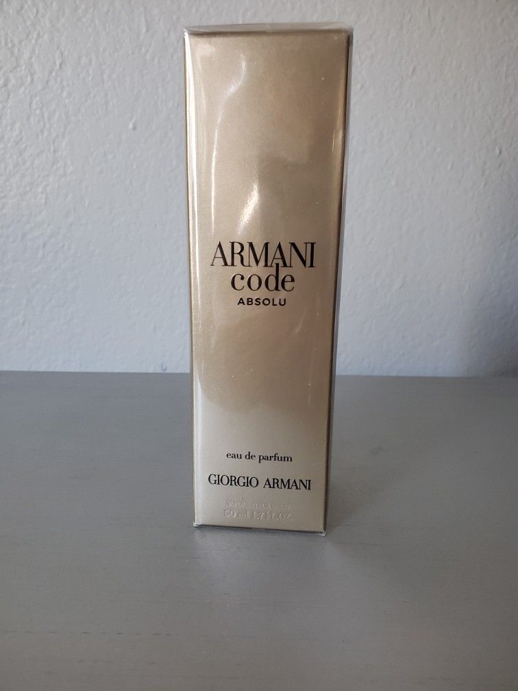 ARMANI CODE ABSOLU POUR FEMME EAU DE PARFUM 1.7OZ/50ML, NEW SEALED BOX. DISCONTINUED!