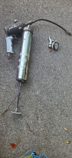 Air compressor grease gun and other parts