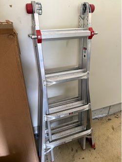 Multi-Position Aluminum Folding Ladder