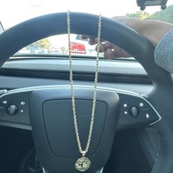 Gold rope chain 10k