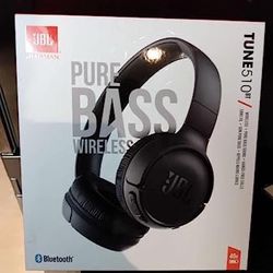 JBL Tune 510BT: Wireless On-Ear Headphones with Purebass Sound - Black , Medium
