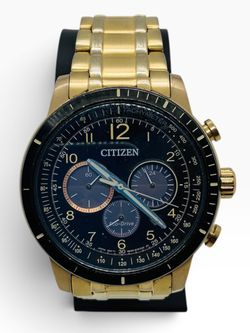 Citizen B620-S109469 Mechanical Automatic Watch 43.6mm Black Dial Gold