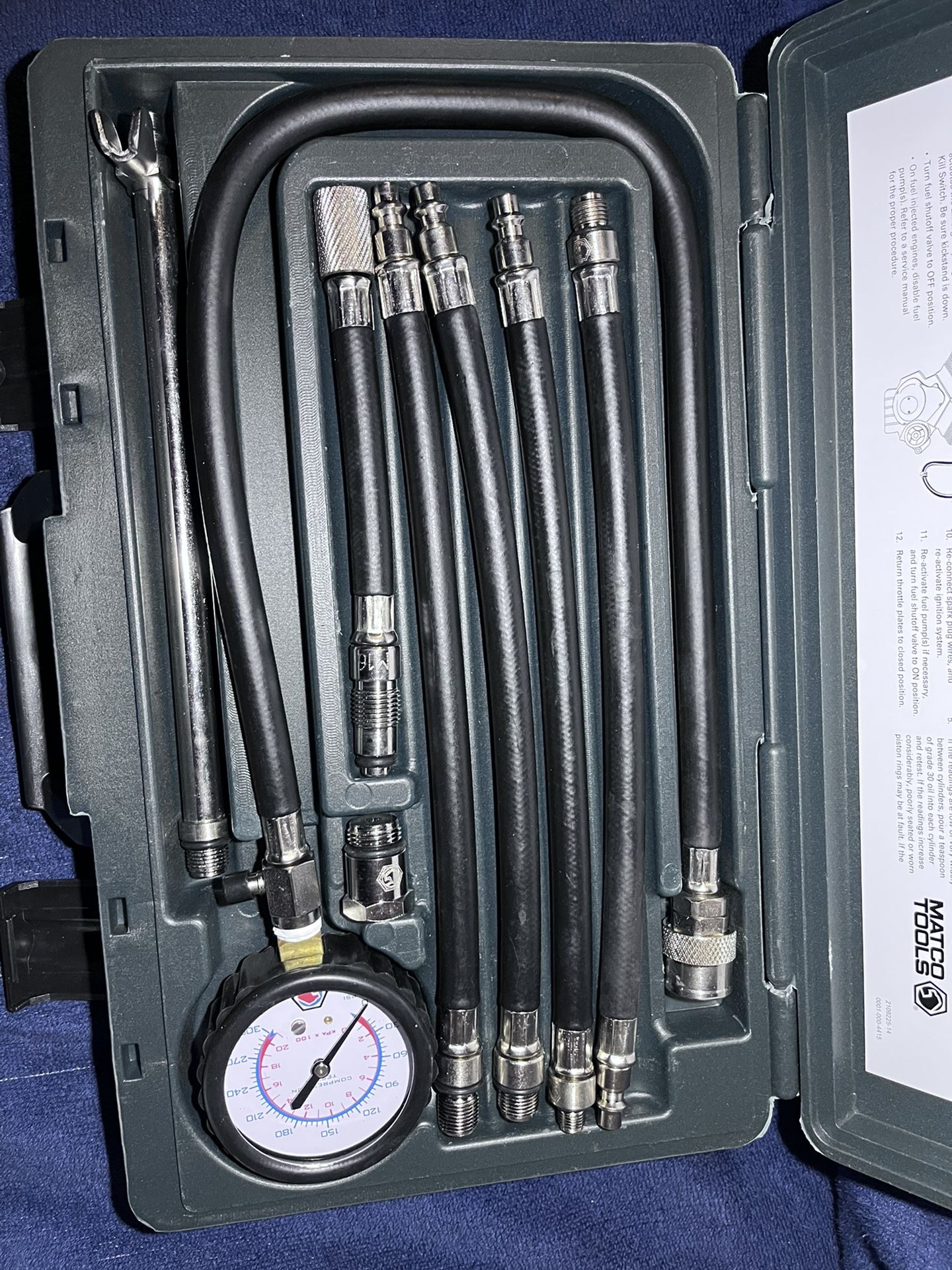 Matco Tools MASTER COMPRESSION TESTER KIT for Sale in South Gate, CA