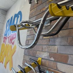 NEW Bassett Super Sipper Handlebars BMX Cruiser Chrome Wheelie Retro Show Bike Bikelife - Technique GT SE Throne Gary Turner 