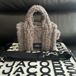 Marc Jacobs Teddy Mini Tote Bag Grey