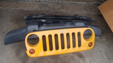 2012 jeep wrangler front bumper and grill