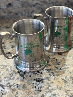 St. Patrick’s Day Stainless Steel Mugs