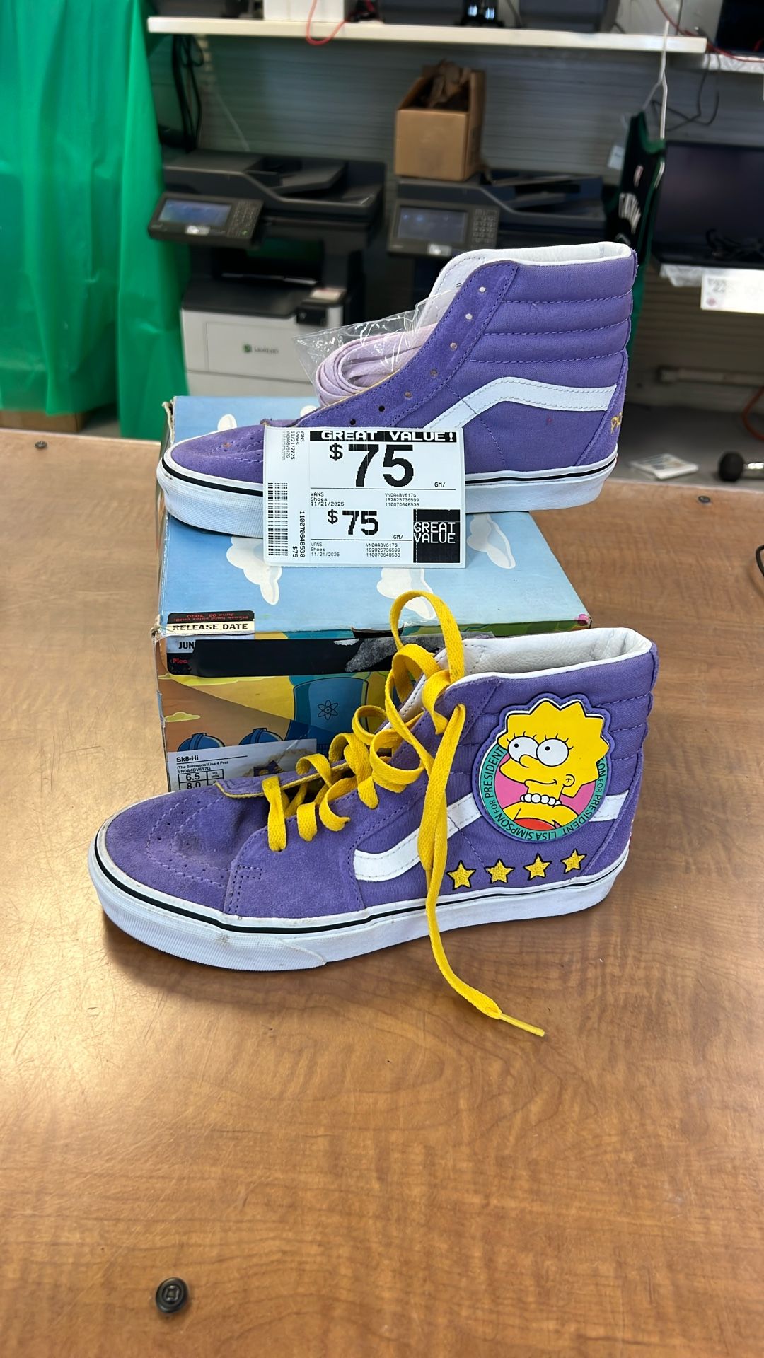 Lisa Simpson Van Shoes 