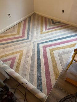 Contemporary Chevron Area Rug