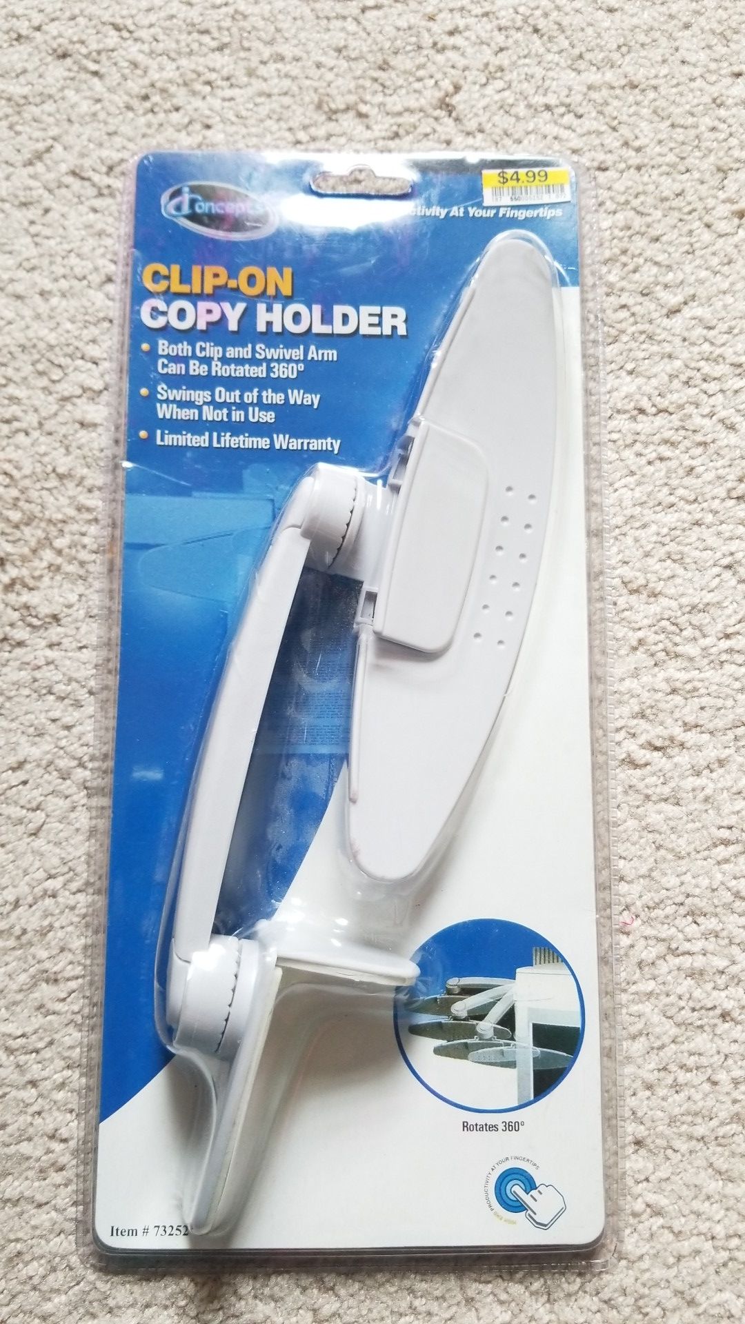 Copy holder